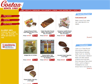 Tablet Screenshot of costasfoodsinc.com